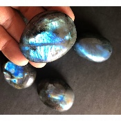 LABRADORITE Galet MAGNÉTIQUE  5 Pièces 