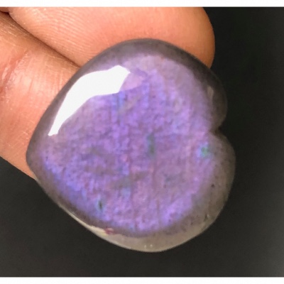 LABRADORITE VIOLETTE petit COEUR