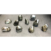 LABRADORITE Entièrement POLIE Lot de 10 Pièces