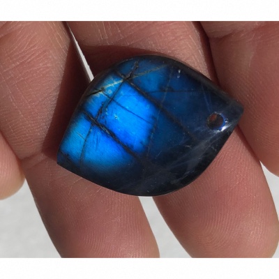 LABRADORITE BLEUE PENDENTIF