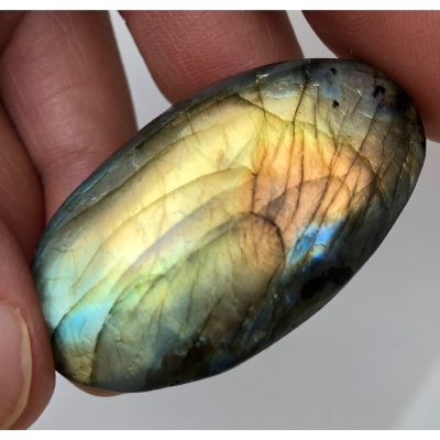 LABRADORITE GALET DORÉ 27 gr