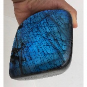 LABRADORITE BLEUE  FORME LIBRE ENTIÈREMENT POLIE 1640 gr