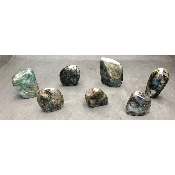 LABRADORITE Forme Libre POLIE Lot de 7 pièces