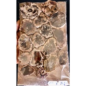 BOIS FOSSILE PLAQUE 02 Faces Polies Paquet de 500g