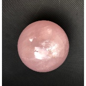 QUARTZ ROSE BOULE étoilée 815 gr