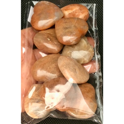 PIERRE DE LUNE ORANGE COEUR sachet de 10 pièces