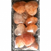 QUARTZ HÉMATOÏDE ORANGE COEUR sachet de 10 Pièces