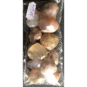 AGATE FLEUR COEUR Lot de 12 pièces