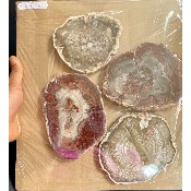 BOIS FOSSILE PLAQUE Deux Faces Polies Paquet de 1,5 kg