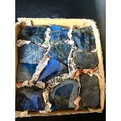 LABRADORITE UNE FACE POLIE Lot de 11 pièces