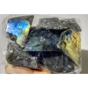 LABRADORITE 1 FACE POLIE Lot de 1Kg