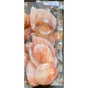 QUARTZ HÉMATOÏDE ROSE PENDENTIF sachet de 10 Pièces