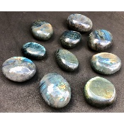 LABRADORITE GALET Lot de 10 pièces