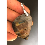 LABRADORITE Multicolore PENDENTIF 14.1 g