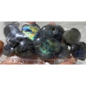 LABRADORITE COEUR sachet de 12 Pièces
