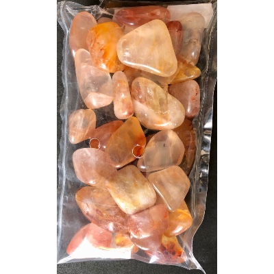 QUARTZ HÉMATOÏDE ROUGE ROULÉ sachet de 250g