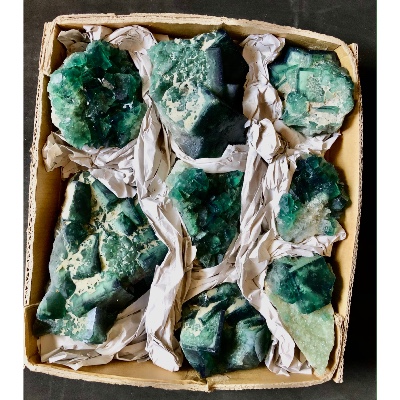 Fluorite brute lot de 2,38 kg