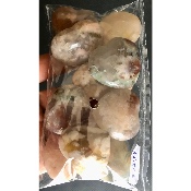 AGATE FLEUR COEUR Lot de 10 pièces