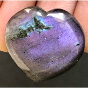 LABRADORITE VIOLETTE petit COEUR