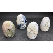 AGATE DENDRITIQUE FORME LIBRE Lot de 4 pièces