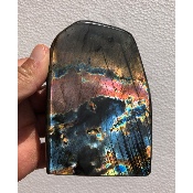 LABRADORITE AAA MULTICOLORE  FORME LIBRE ENTIÈREMENT POLIE 630 gr