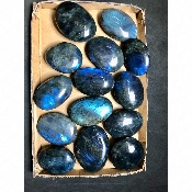 LABRADORITE bleue GALET Lot de 15 pièces