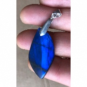 LABRADORITE Bleue foncée PENDENTIF 6,3 gr