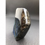 LABRADORITE BLEUE  FORME LIBRE ENTIÈREMENT POLIE 1090 gr