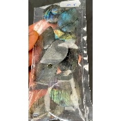 LABRADORITE PENDENTIF PERCÉ Sachet de 10 Pièces