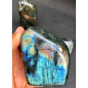 LABRADORITE FORME LIBRE polie Lot de 4 Pièces
