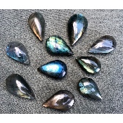 LABRADORITE Pendentif GOUTTE Sachet de 10 Pièces