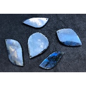 LABRADORITE bleue PENDENTIF Grand Modèle Paquet de 5 Pièces