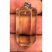 CITRINE PRISME PENDENTIF