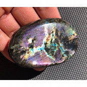 LABRADORITE GALET MULTICOLORE 117 gr