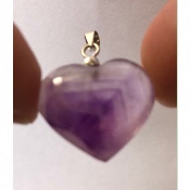 AMÉTHYSTE COEUR PENDENTIF 6,2 gr