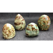 CHRYSOPRASE FORME LIBRE Lot de 4 pièces