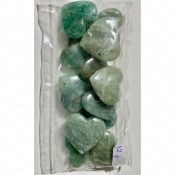 AMAZONITE COEUR lot de 12 Pièces