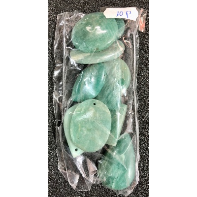 AMAZONITE PENDENTIF lot de 10 Pièces