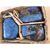 LABRADORITE Forme Libre Multicolore-Violet 11,21Kg
