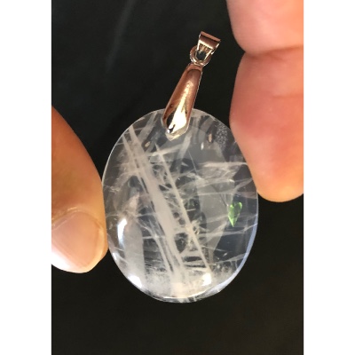 QUARTZ CRISTAL PENDENTIF 11,2g