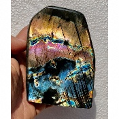 LABRADORITE AAA MULTICOLORE  FORME LIBRE ENTIÈREMENT POLIE 630 gr