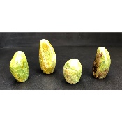 OPALE Verte FORME LIBRE LOT DE 4 Pièces