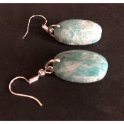 AMAZONITE BOUCLE D'OREILLE