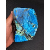 LABRADORITE BLEUE  FORME LIBRE ENTIÈREMENT POLIE 1090 gr