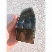 LABRADORITE MULTICOLORE  FORME LIBRE ENTIÈREMENT POLIE 1070gr