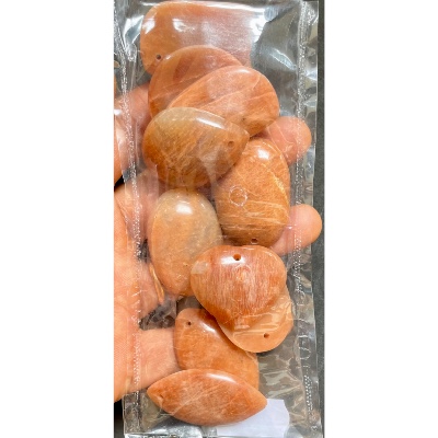 PIERRE DE LUNE ORANGE PENDENTIF sachet de 10 Pièces