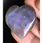 LABRADORITE VIOLETTE petit COEUR