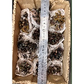 QUARTZ ARC-EN-CIÈL BRUT lot de 11 pièces