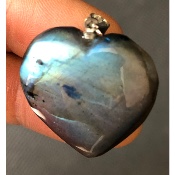 LABRADORITE coeur PENDENTIF 10,5 gr