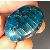 APATITE BLEUE GALET 18 gr